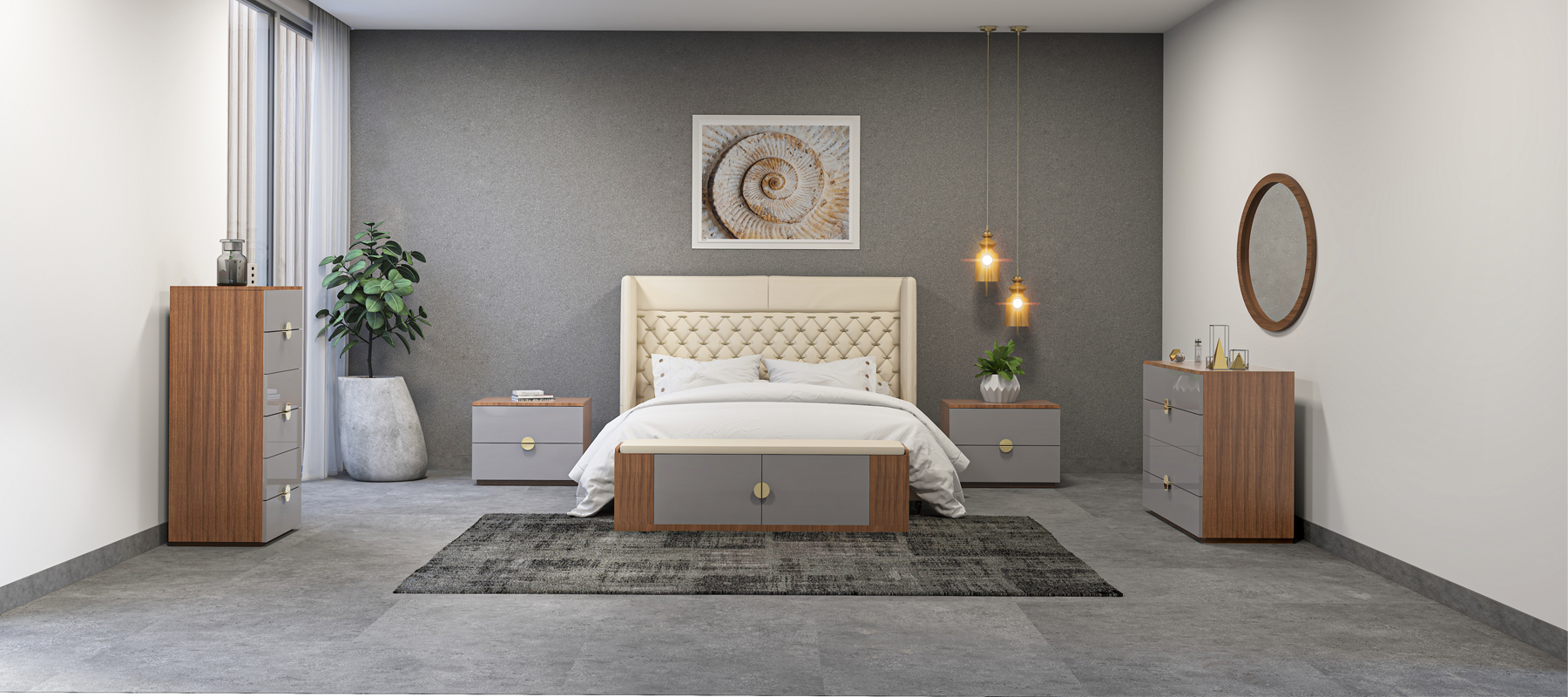 MALMO BEDSIDE DRESSER