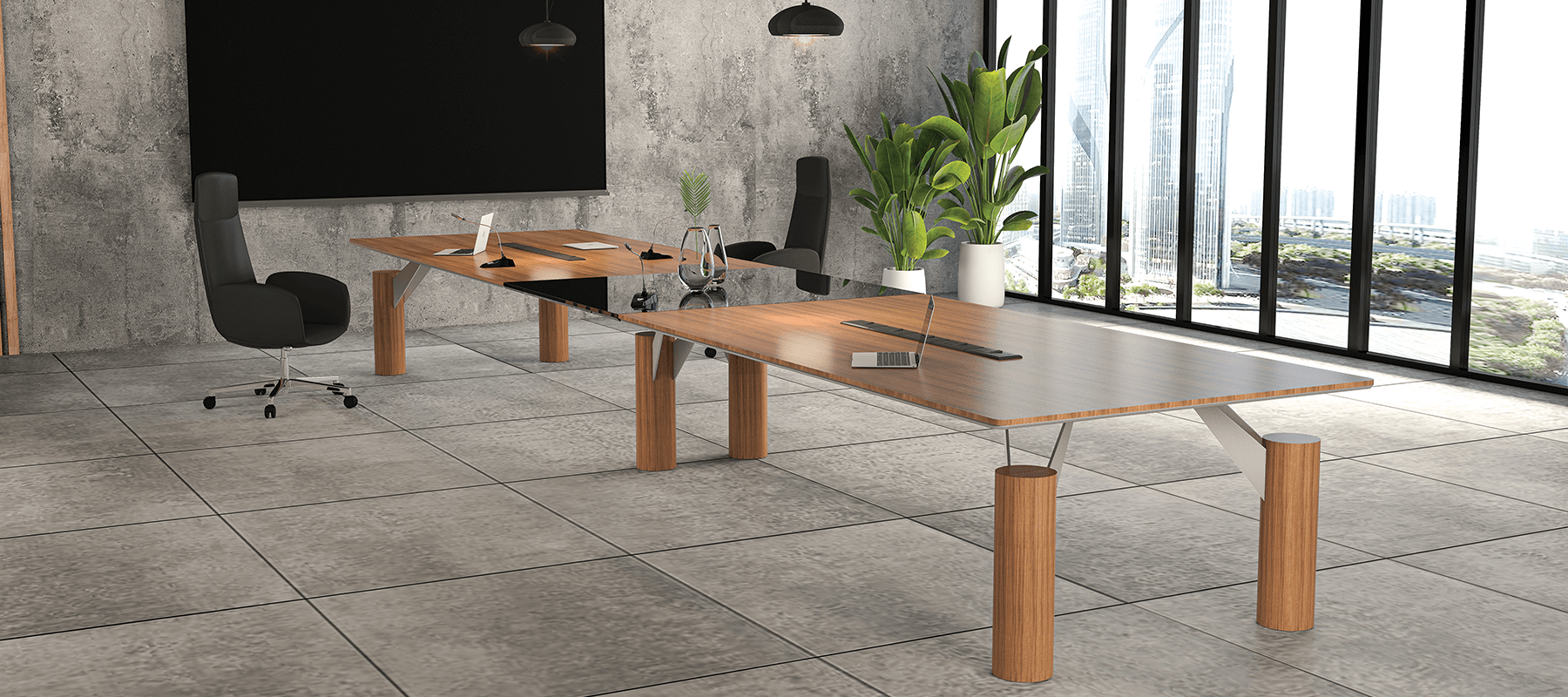 DEEP ROOTED CONFERENCE TABLE - 20FT