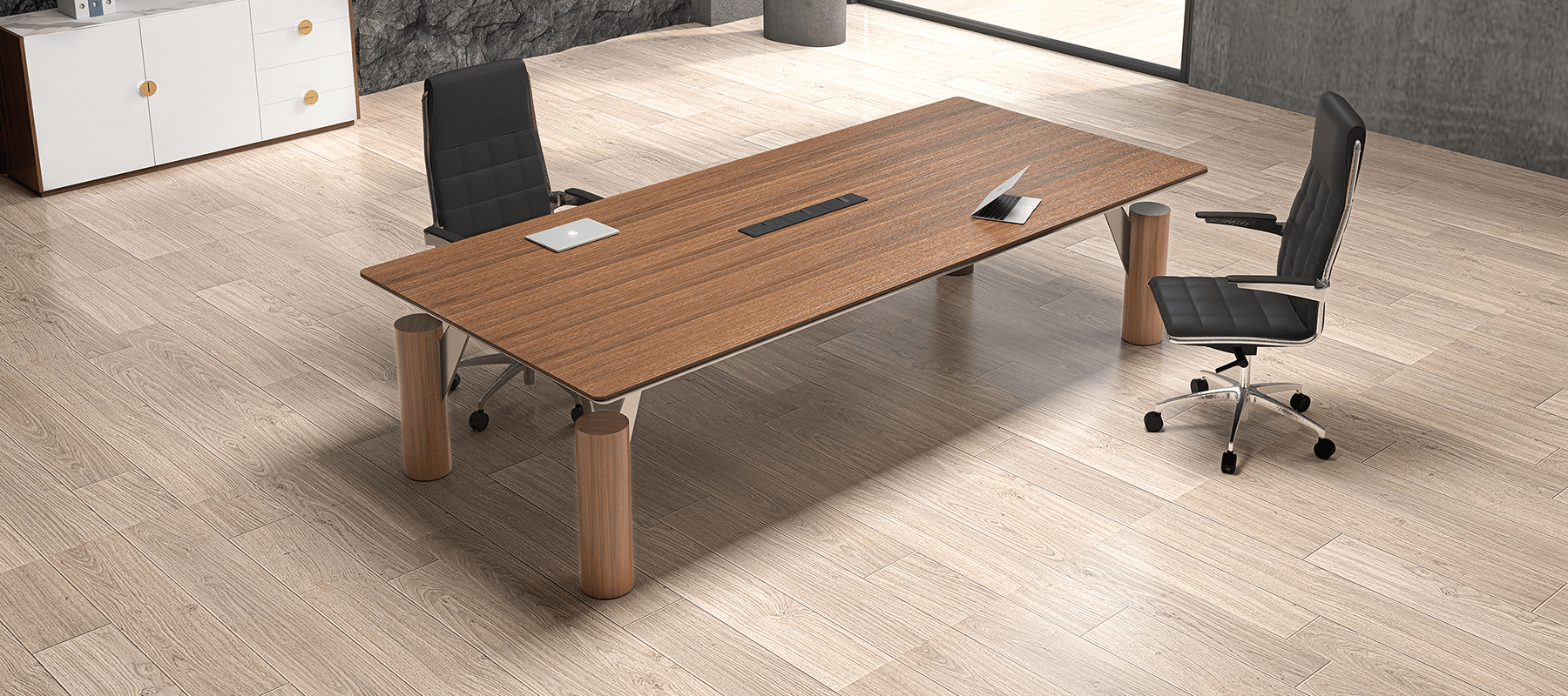 DEEP ROOTED CONFERENCE TABLE - 10FT